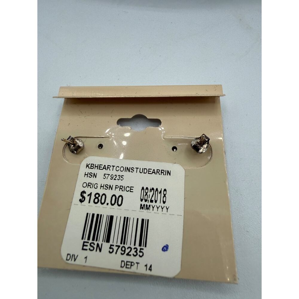 RARE COIN King Baby Sacred Heart Sterling Silver 925 Earrings Retired NEW HSN - Picture 9 of 9